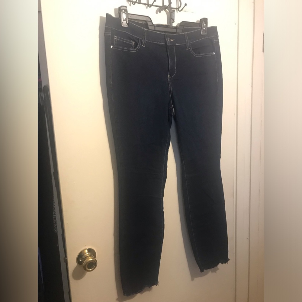 Soho New York & Co Women’s Dark Blue Stretch Slim Jeans Size 14